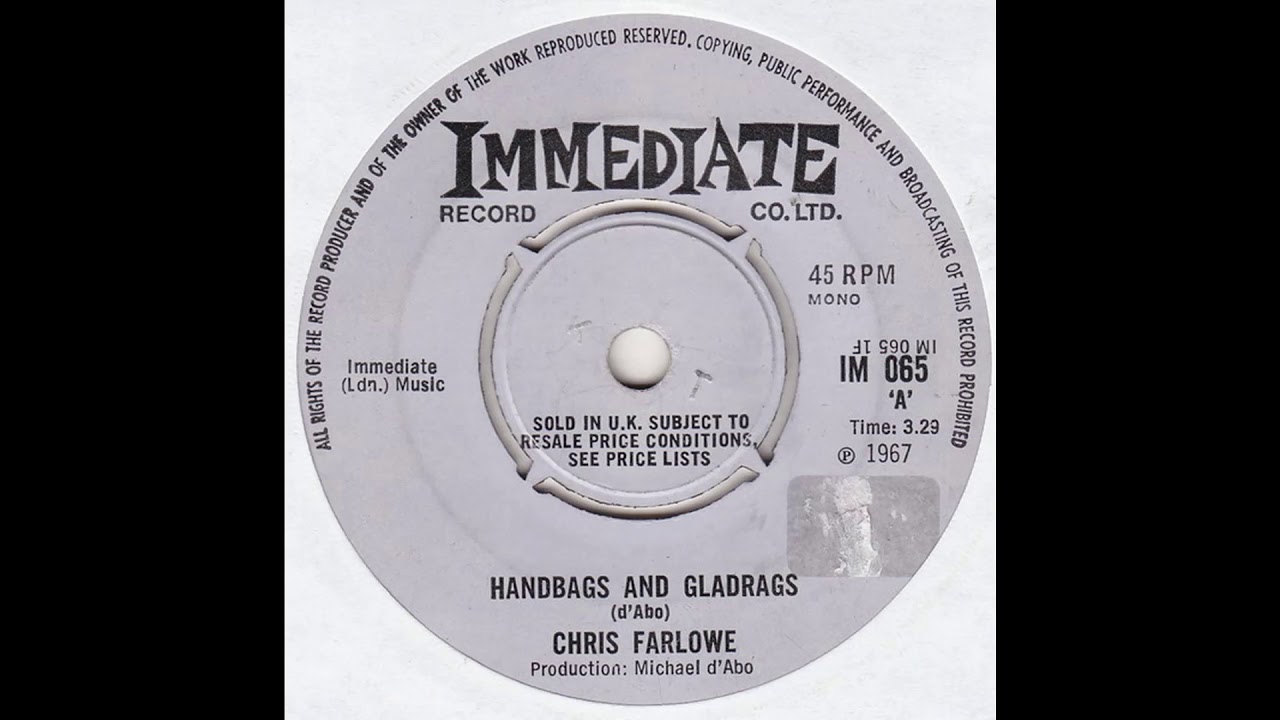 Handbags And Gladrags - Chris Farlowe - YouTube