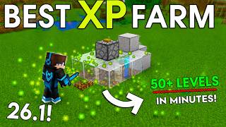 NEW UPDATED Minecraft Java 1.21.6 XP FARM TUTORIAL 😱 50+ Levels in Minutes (Easy & Fast)#minecraft