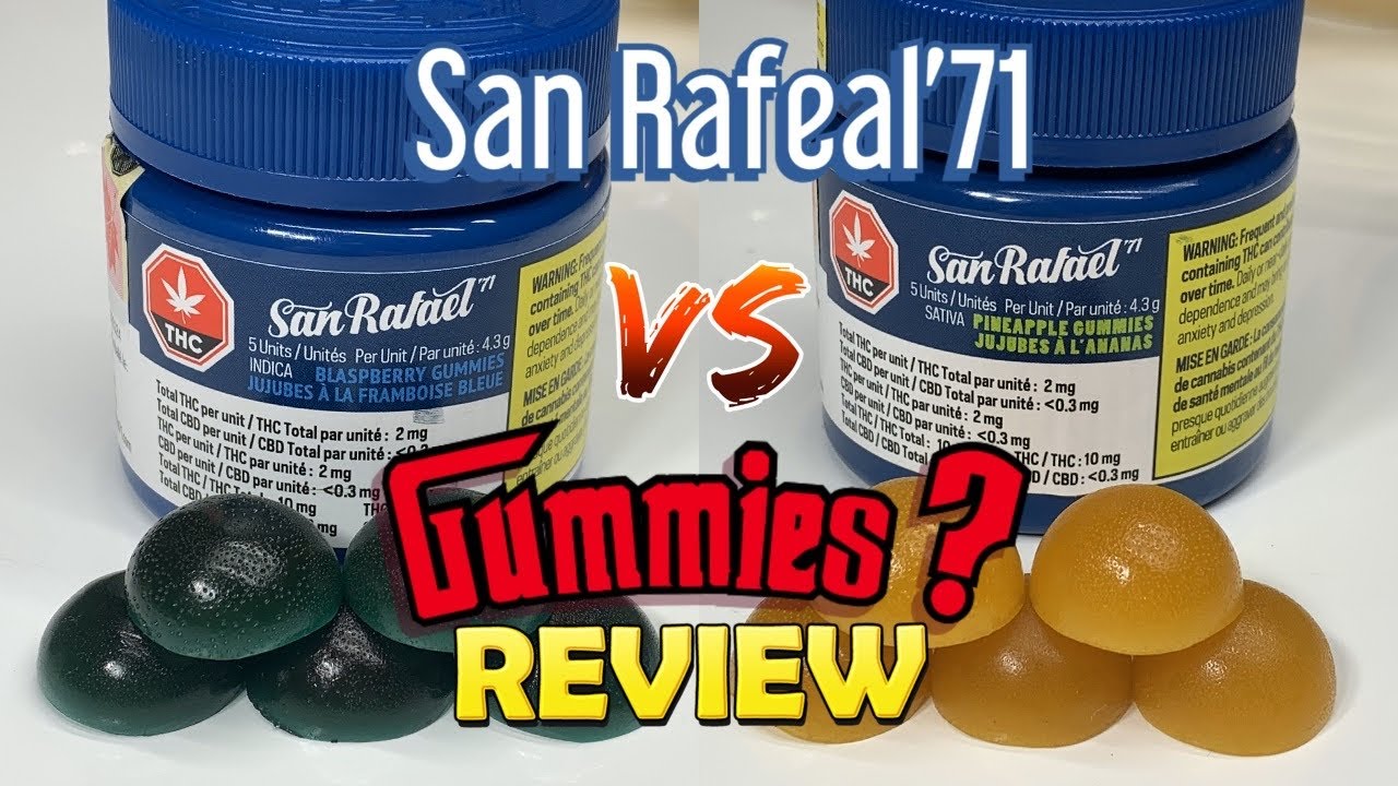 Blaspberry and Pineapple Gummies by San Rafael 71