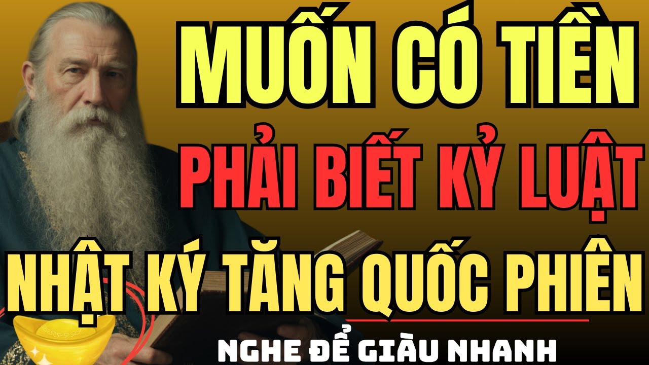 CỔ NHÂN DẠY – Muốn Có Tiền, Phải Biết KỶ LUẬT BẢN THÂN - NHẬT KÝ TĂNG QUỐC PHIÊN | Triết Lý Sống