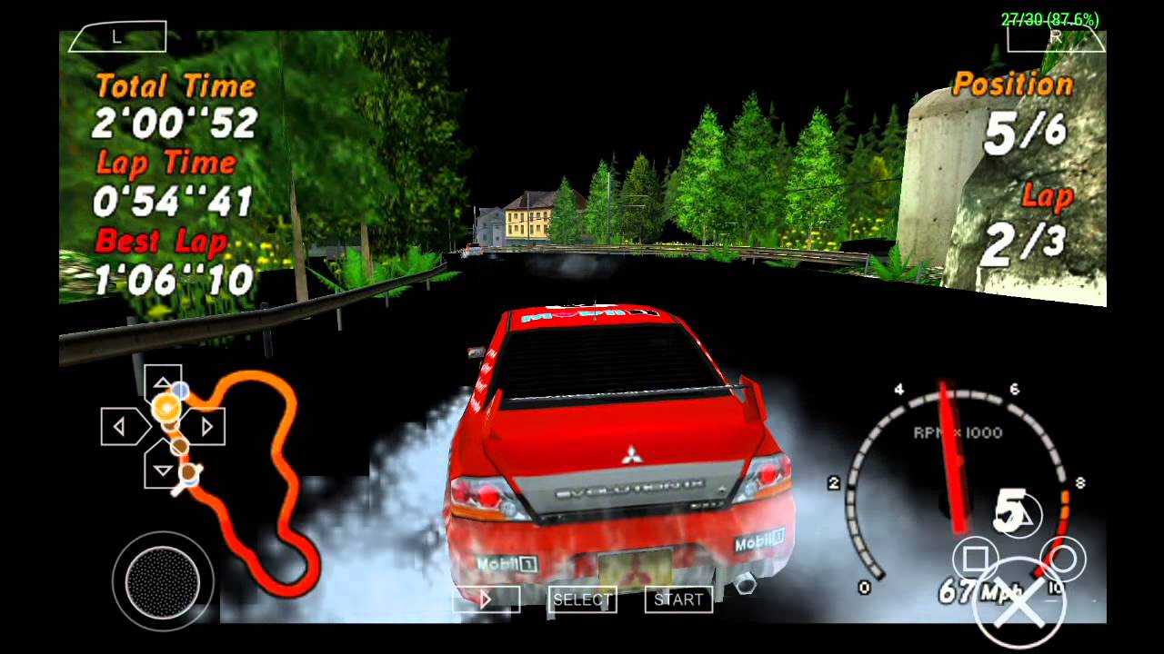 PPSSPP Emulator 0.9.8 for Android | Sega Rally Revo [720p HD] | Sony ...