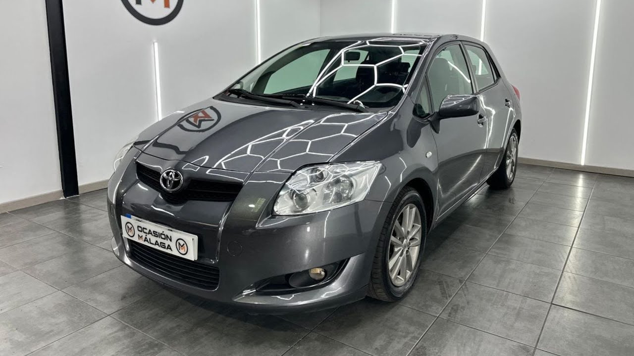 TOYOTA AURIS 2.0D-4 SOL del año 2008 con 126cv y 273.000 km certificados.