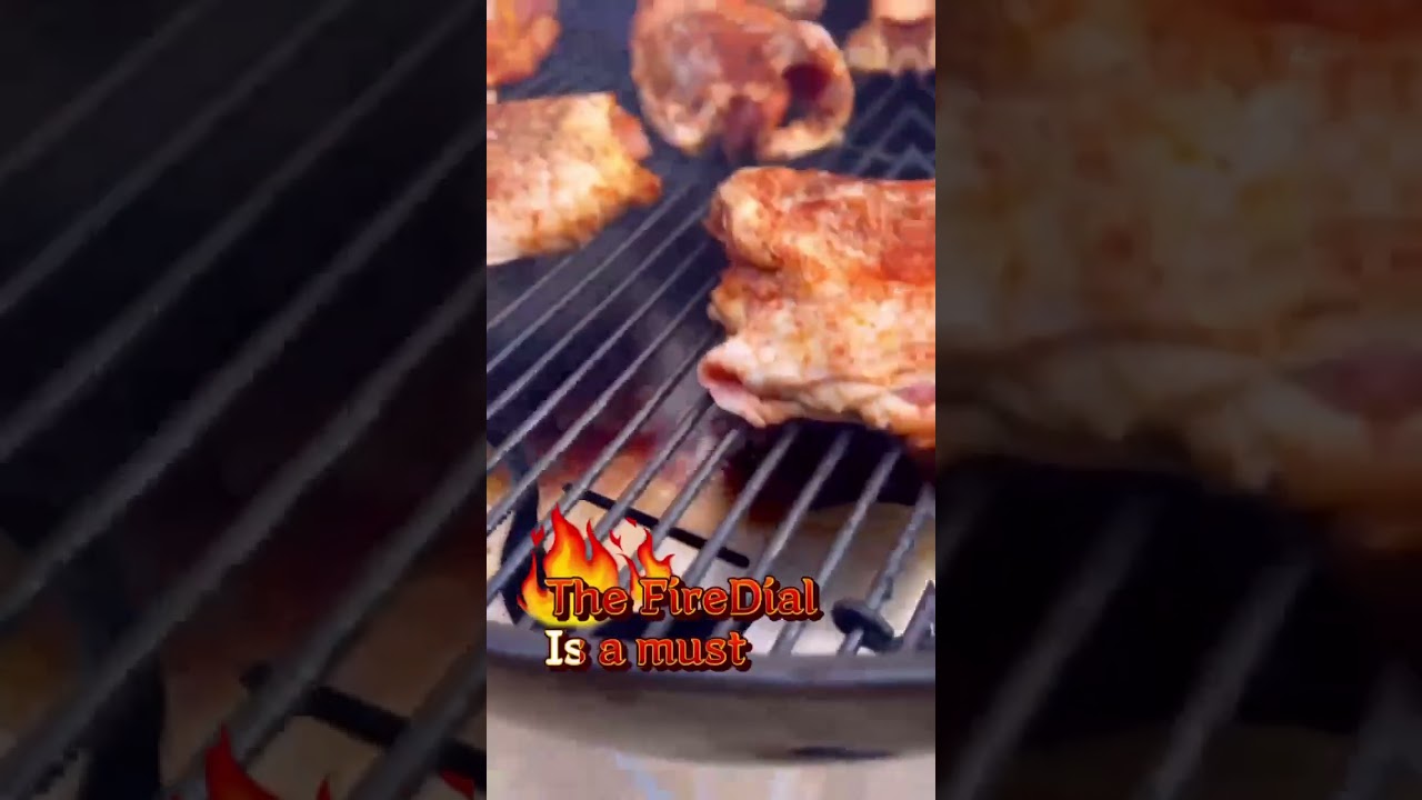 FireDial Heat deflector and flavorizor system for Weber Kettle (aka KettleDial)