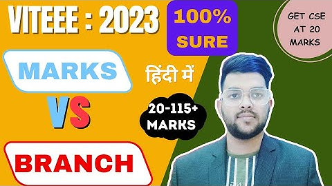 VITEEE 2023 Marks vs Branch  | All campus category wise ⚠️ ✅ | Vit cutoff marks #cutoff #viteee #jee