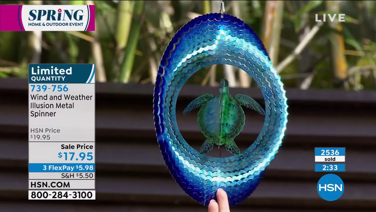 Wind and Weather Illusion Metal Spinner YouTube