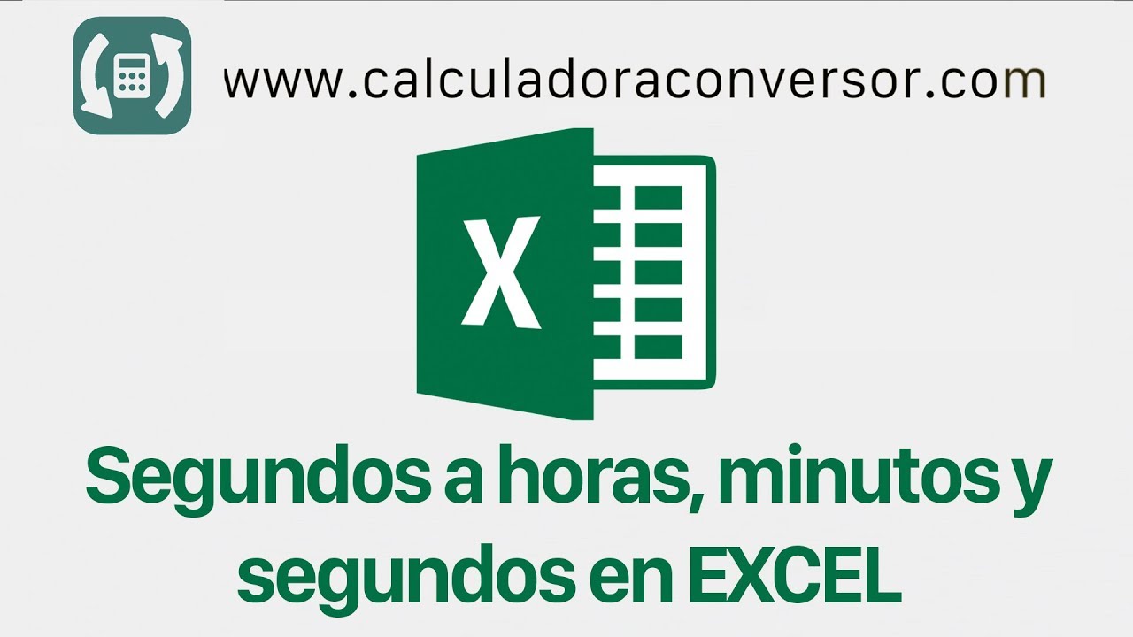 Conversão de Horas Excel - Converter Horas, Minutos, Segundos