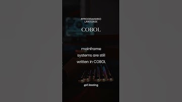 COBOL. Programming language