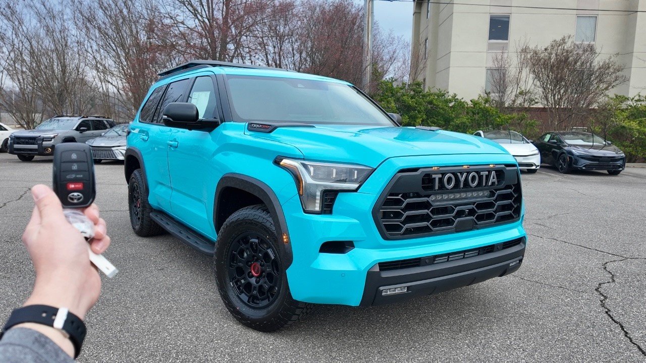 Цвет Toyota Sequoia TRD Pro Wave Maker 2026 года просто невероятный!