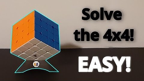 How to Solve the 4x4 Rubik