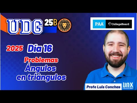 Curso Gratis 2025 - Clase 16 - Ángulos en triángulos