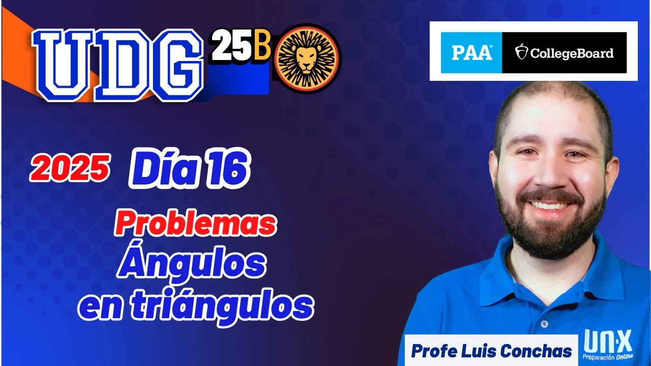 Curso Gratis 2025 - Clase 16 - Ángulos en triángulos