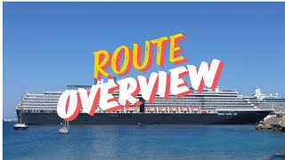 22 Day Mediterranean Cruise Route Overview