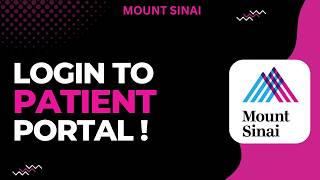 Information How to Login Mount Sinai Patient Portal ! News