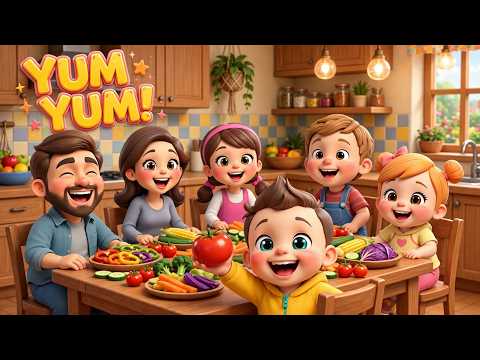 Table Manners for Kids 🍽️ Please & Thank You Song | Healthy Eating & Good Habits | Little Fun Land