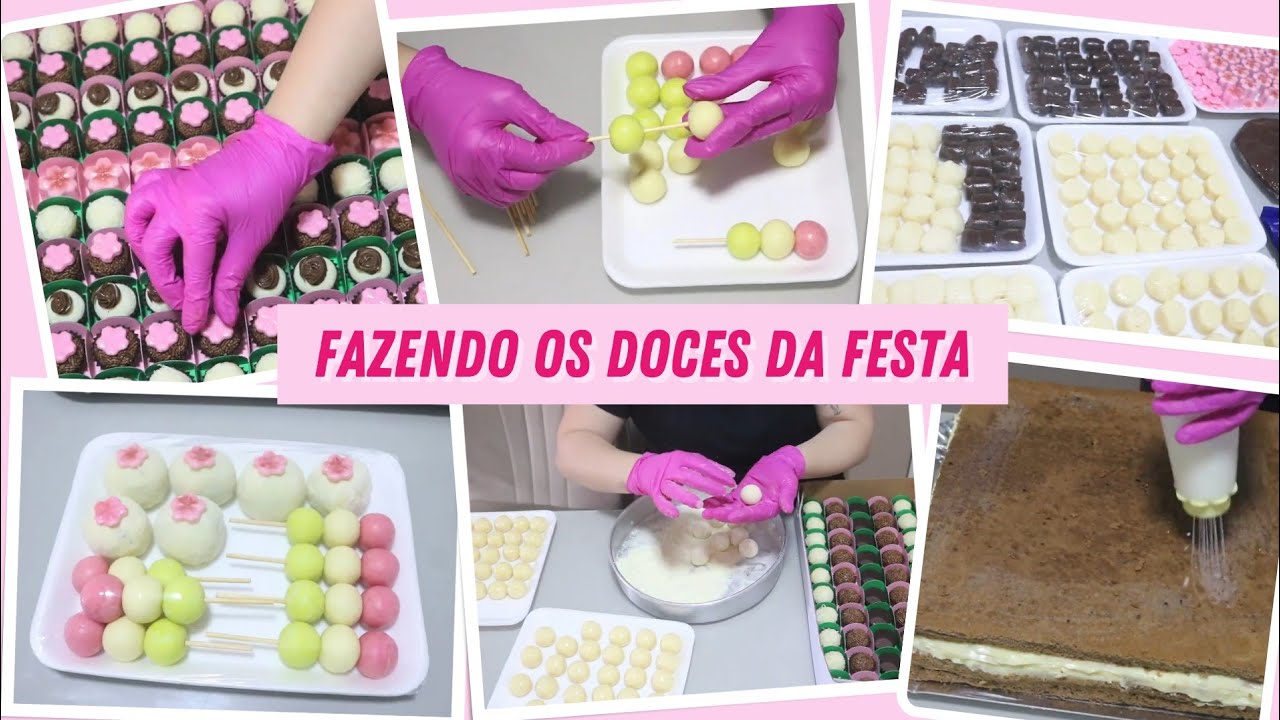 Fazendo os doces da festa | #SohFaz12