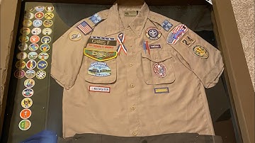 Making a Shadow Box for my Scout Uniform