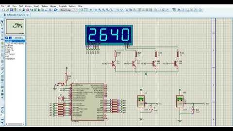 Pic16F887: 2 Cảm Biến LM35 Hiển thị qua  4 LED  7 Đoạn
