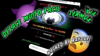 como fazer uma deface, muito fácil 🔥