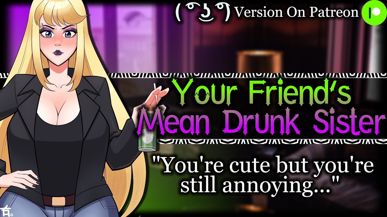 Your Best Friend's Mean Older Sister Makes You Her Pet [Older Woman] | Goth Girl ASMR Roleplay /F4M/