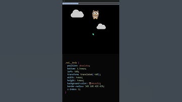 "Cute Owl Animation with HTML & CSS | SmartCodeSchool" #coding #htmlcss #html #cssanimation