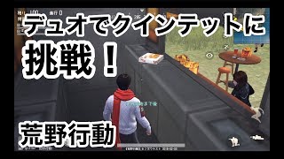 【デュオでクインテットに挑戦】荒野行動実況（knives out）