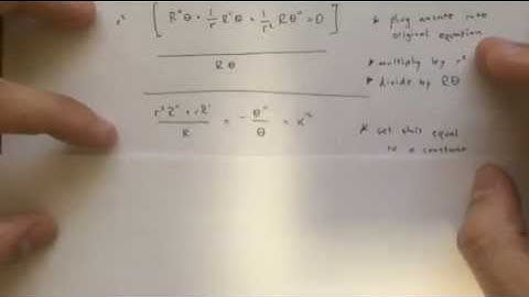 Polar separation of variables