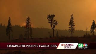 'It was getting too close for comfort.' Caldor Fire evacuees rush to escape flames