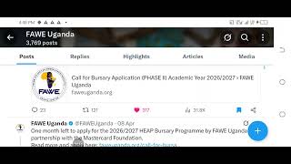 The FAWE Uganda Higher Education Access Program (HEAP) Bursary SCHOLARSHIP 2026