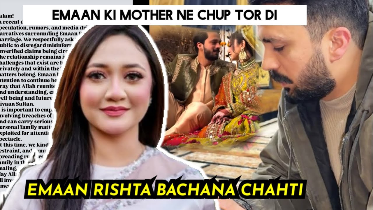 EMAAN GHAR BACHANA CHAHTI HAI LEKIN _RAJAB NE SAD NEWS SUNA DI ❗ _rajab emaan controversy ❗