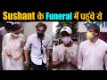 Sushant Singh Rajput funeral: Vivek Oberoi, Rajkummar Rao & other attend last rites | FilmiBeat