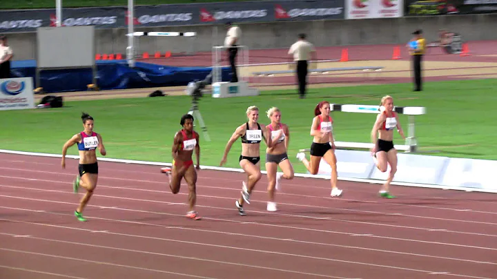 Melissa Breen 11.49 100M Sydney Track Classic 18/2...