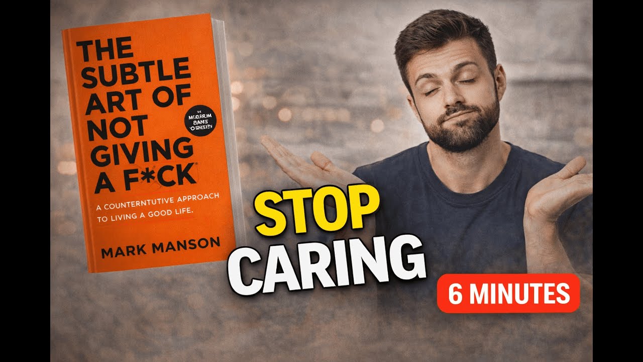The Subtle Art of Not Giving a F*ck Explained in 6 Minutes