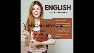 Thumbnail COMFORTABLE SYNONYMS@englishmiracleswithpooja 807 355 5725