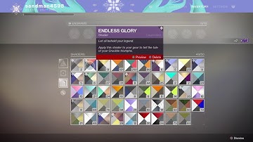 Destiny 2 - Deleting Shaders