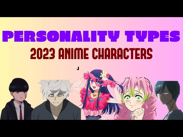 Anime Personality Types