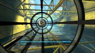 Let's Play Portal 2 E14P1 The floor is holding everything up