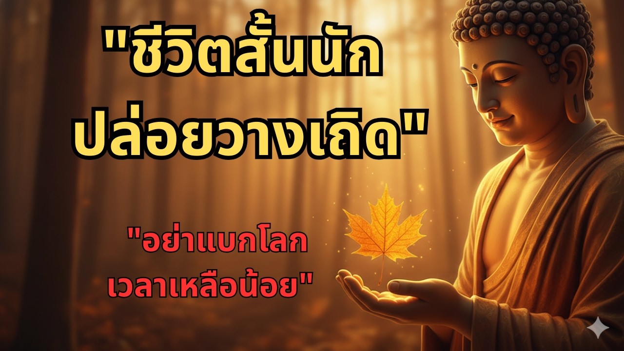 EP.68 ธรรมะสอนใจ : ชีวิตนี้สั้นนัก จงปล่อยวาง