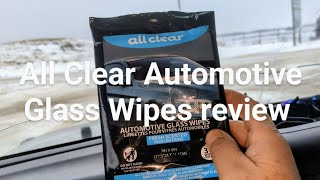 All Clear Automotive Glass Wipes Review from Dollar Tree