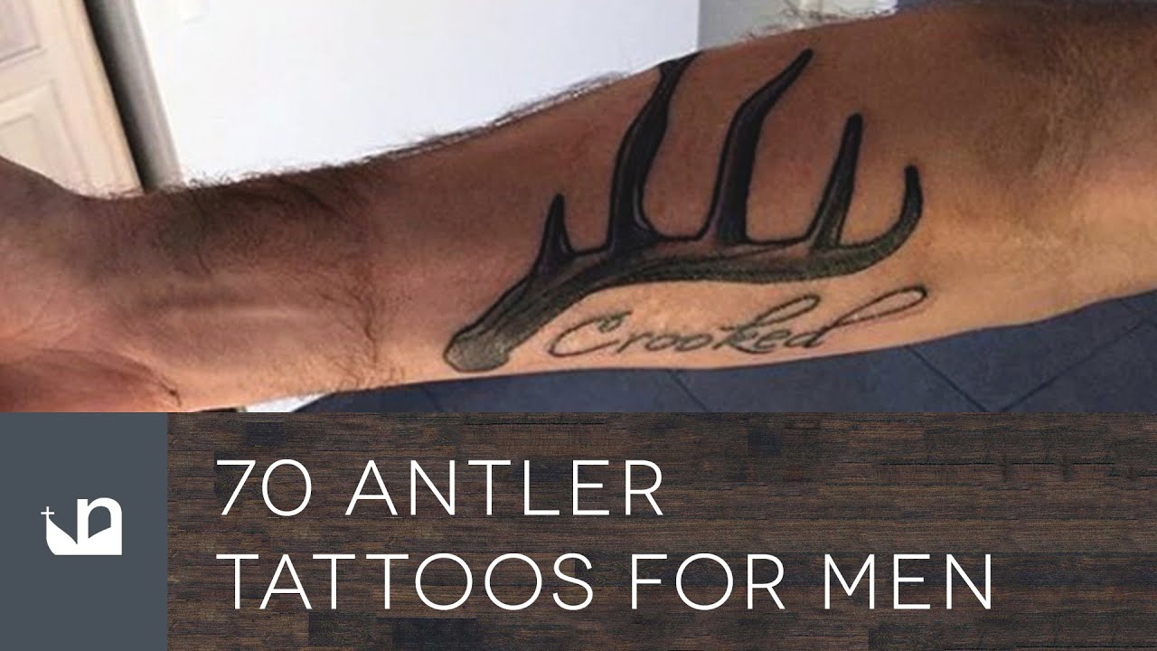 Deer Antler Temporary Tattoo  neartattoos