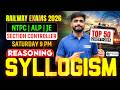 🚂 Railway Exams Reasoning 2026 | Reasoning Syllogism Top 50 Questions | Lakshya sir