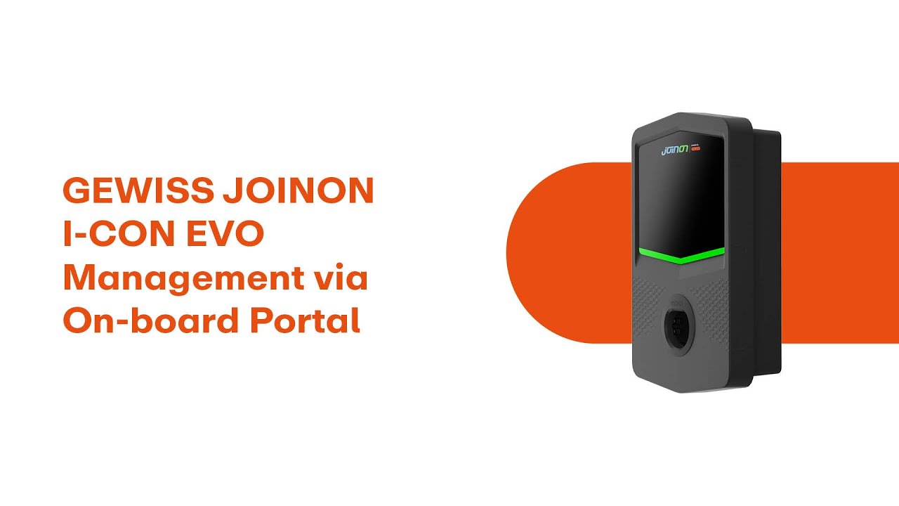 GEWISS JOINON I-CON EVO | Управление через бортовой портал