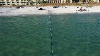 NuShore beach renourishment project underway on Okaloosa Island Florida