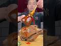 ASMR EATING SPICY GOAT HEAD CURRY #mukbang #mukbanginternational #eatingvideos #asmrsounds #shorts