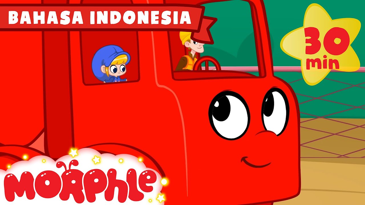 ⁣Truk Merah Besarku | Morphle dalam bahasa Indonesia | Video untuk Anak-Anak