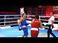 Round of 16 (57kg)  ERDENEBAT Tsendbaatar (MGL) vs GALOS Roland (HUN) /AIBA World 2019