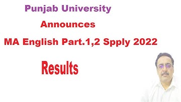 PU Announces MA English Part.1,2 Supply 2022 Results