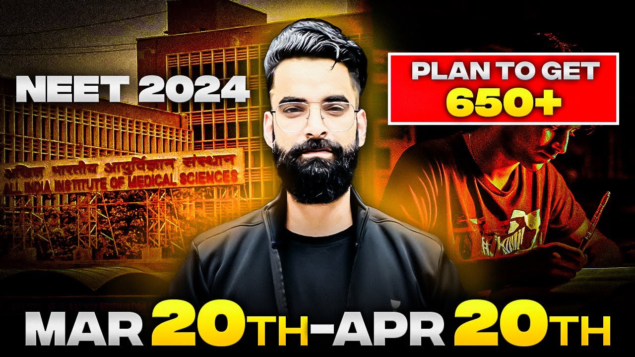 Last 30 days plan for NEET 2024 | 650 + Guaranteed - YouTube