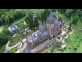 Schloss Drachenburg- Königswinter-Drachenfels Kopter in Bonn Dronepicture Germany 4K