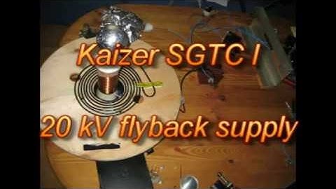 Mini spark gap Tesla coil - Kaizer SGTC I