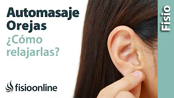 ¿Cómo se masajea el agua de la oreja?